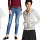 SPRZ NY Super Geometric Graphic T-Shirt, $15 | Skinny Straight Jeans, $30 | Zip-Up Hoodie, $30 | Ultra Stretch High Rise Ankle Jeans, $40